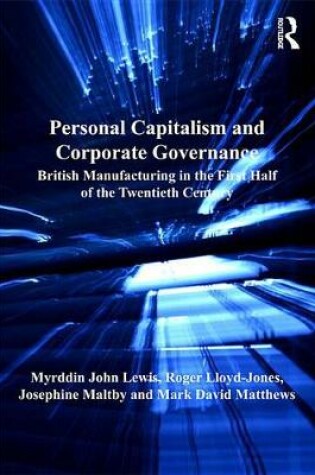 Cover of Personal Capitalism and Corporate Governance