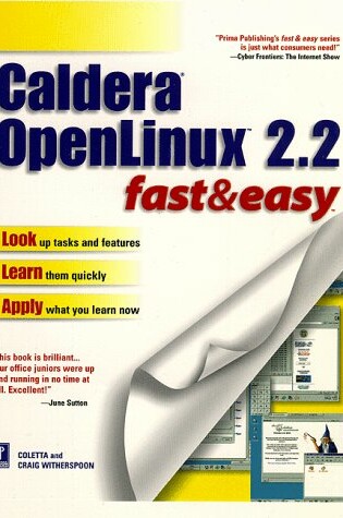 Cover of Caldera OpenLinux 2.2 Fast and Easy