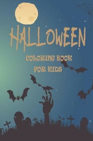 Cover of Halloween Coloring Book For Kids