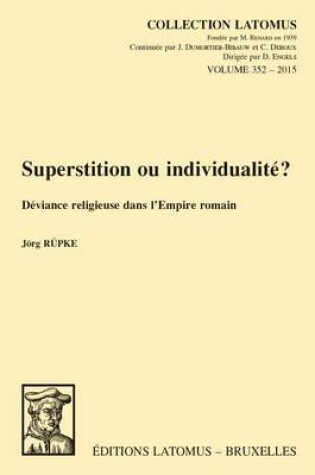 Cover of Superstition ou individualite?