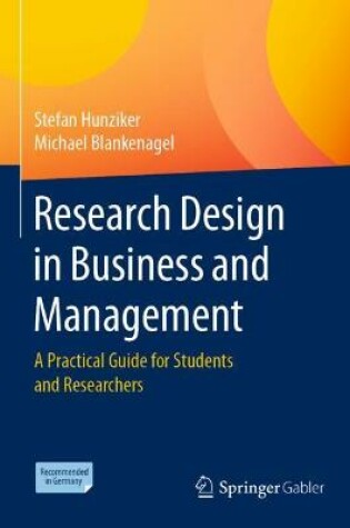 Cover of Research Design in Business and Management