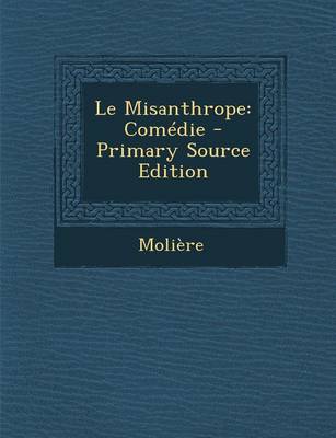 Book cover for Le Misanthrope