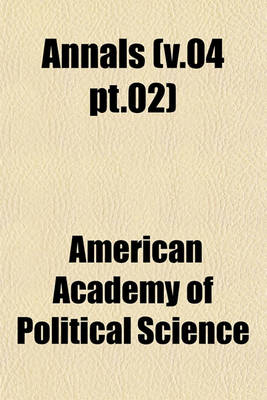 Book cover for Annals (V.04 PT.02)