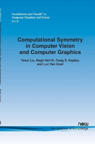 Cover of Computational Symmetry in Computer Vision and Computer Graphics