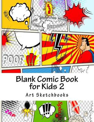 Book cover for Blank Comic Book for Kids 2