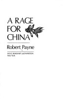 Book cover for A Rage for China