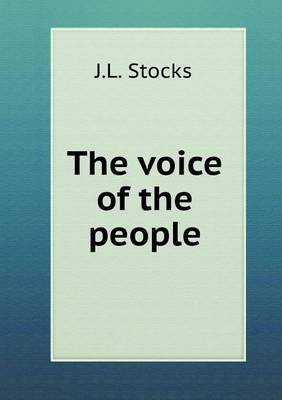 Book cover for The voice of the people