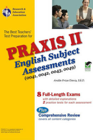 Cover of Praxis II English Subject Assessments (0041, 0042, 0043, 0049)