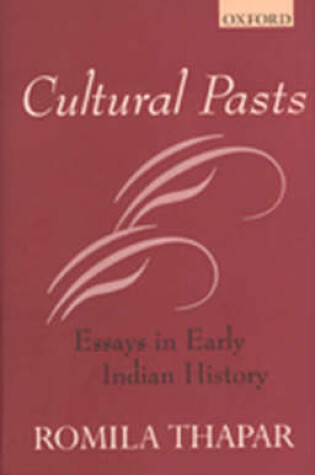 Cover of Cultural Pasts
