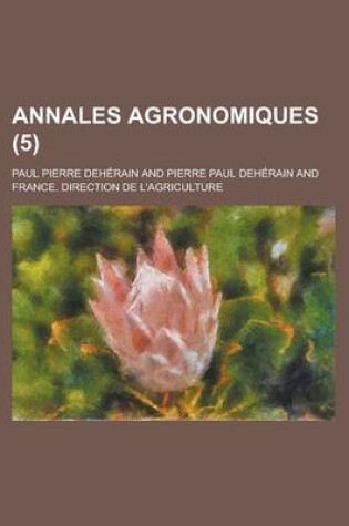 Cover of Annales Agronomiques (5 )