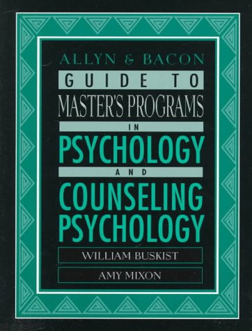 Book cover for Guide to Master's Programs in Psychology