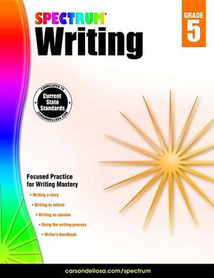 Cover of Spectrum Writing, Grade 5