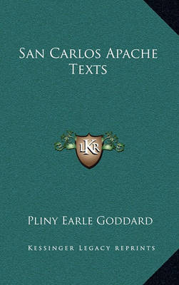 Book cover for San Carlos Apache Texts