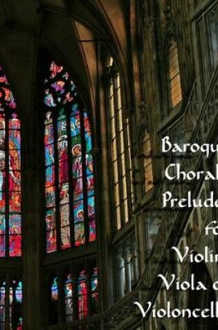 Cover of Baroque Preludes For Violin, Viola Or Violoncello