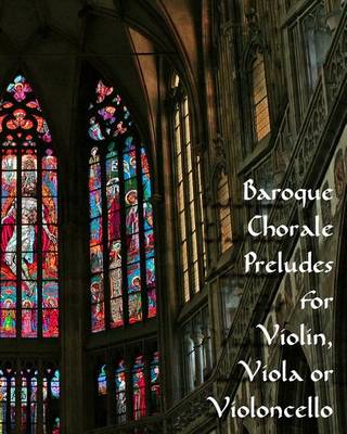 Book cover for Baroque Preludes For Violin, Viola Or Violoncello