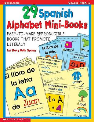 Book cover for 29 Spanish Alphabeth Mini-Books