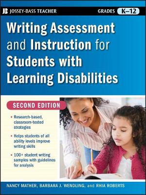 Book cover for Writing Assessment and Instruction for Students with Learning Disabilities