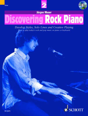 Book cover for Discovering Rock Piano