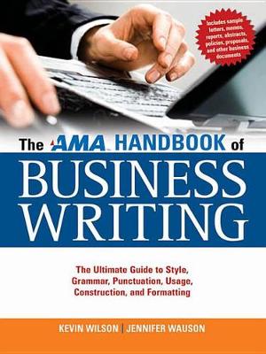 Book cover for The AMA Handbook of Business Writing