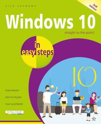 Book cover for Windows 10 in easy steps, 3rd Edition