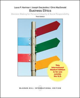 Book cover for Business Ethics: Decision Making for Personal Integrity & Social Responsibility