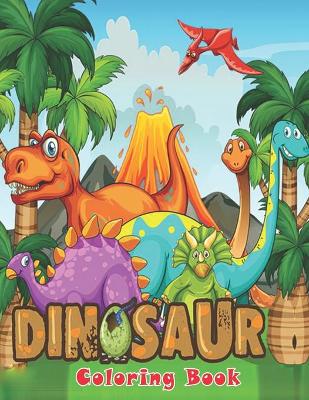 Book cover for Dinosaur Coloring Books