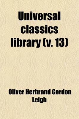 Book cover for Universal Classics Library (Volume 13)