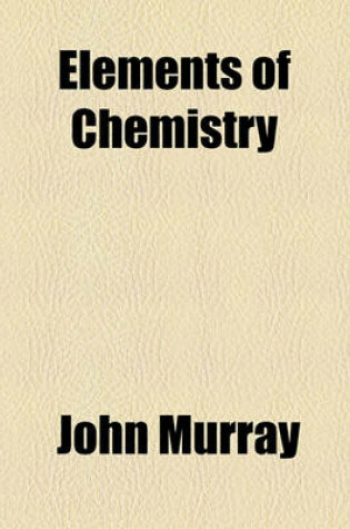 Cover of Elements of Chemistry