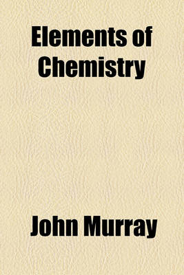 Book cover for Elements of Chemistry