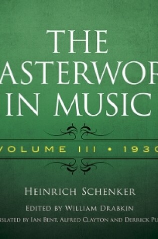 Cover of The Masterwork In Music