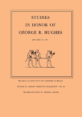 Book cover for Studies in Honor of George R. Hughes