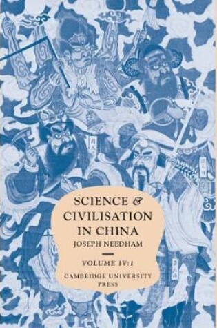 Cover of Science and Civilisation in China, Part 1, Physics