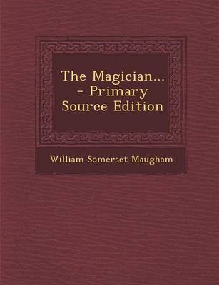 Book cover for The Magician... - Primary Source Edition