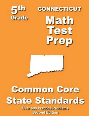 Book cover for Connecticut 5th Grade Math Test Prep