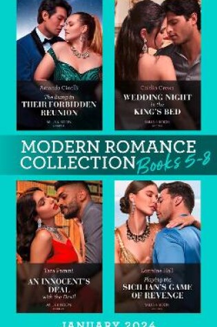 Cover of Modern Romance January 2024 Books 5-8