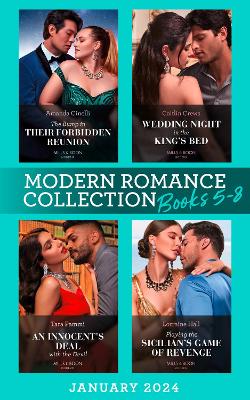 Book cover for Modern Romance January 2024 Books 5-8