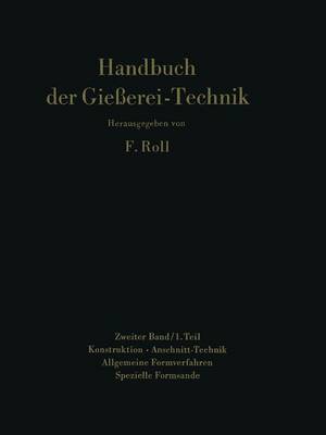 Cover of Handbuch Der Giesserei-Technik