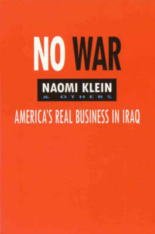 Cover of No War