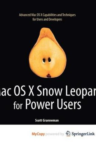 Cover of Mac OS X Snow Leopard for Power Users