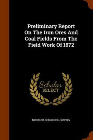 Cover of Preliminary Report on the Iron Ores and Coal Fields from the Field Work of 1872