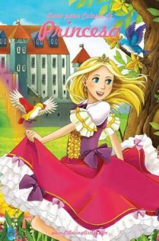 Cover of Livro para Colorir de Princesa 1