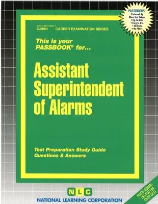 Book cover for Assistant Superintendent of Alarms