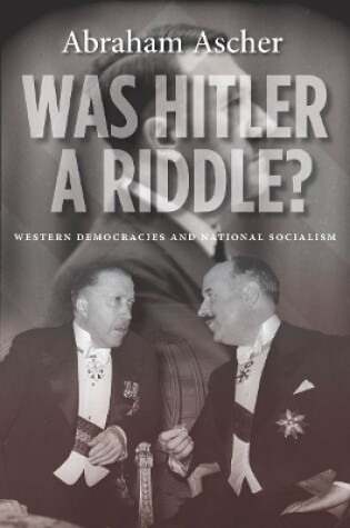 Cover of Was Hitler a Riddle?