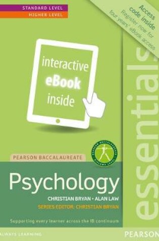 Cover of Pearson Baccalaureate Essentials: Psychology ebook only edition (etext)