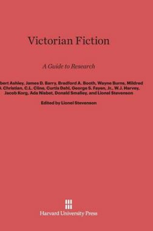 Cover of Victorian Fiction