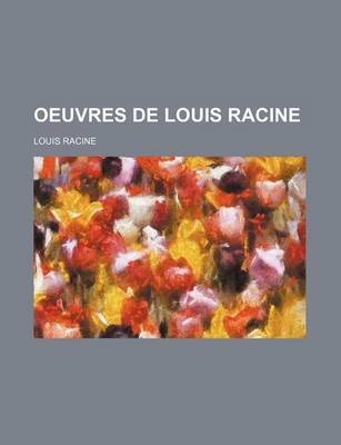 Book cover for Oeuvres de Louis Racine (1)