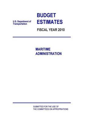 Book cover for Budget Estimates Fiscal Year 2010