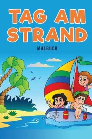 Cover of Tag am Strand Malbuch