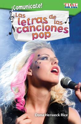Book cover for Comun cate! Las letras de las canciones pop (Communicate! Pop Song Lyrics)