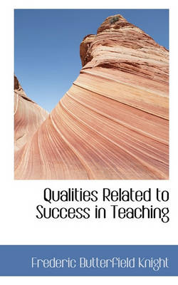 Book cover for Qualities Related to Success in Teaching